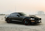 Black Ford Mustang EcoBoost Coupe V4 2018